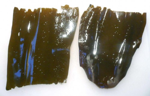 Kombu seaweed soaked overnight