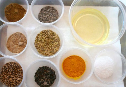 Spices for lamb rillettes