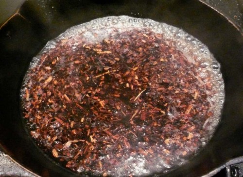 Steeping sarsparilla