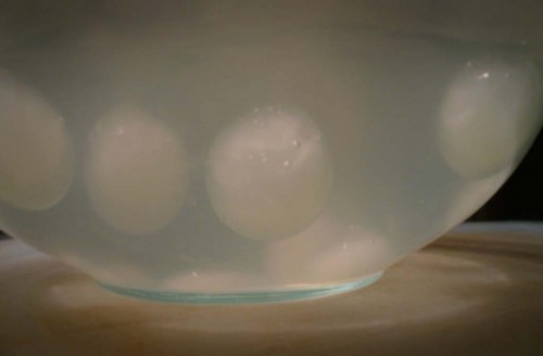 Ginger spheres encapsulating in the alginate bath