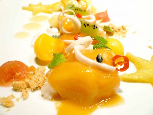 Lobster, Tropical Fruits, Meyer Lemon, Hearts of Palm
